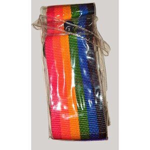 Rainbow Luggage Strap 76" Length Polypropylene By Luggage America Inc. Durable &